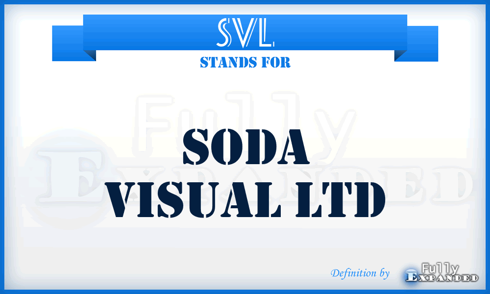 SVL - Soda Visual Ltd