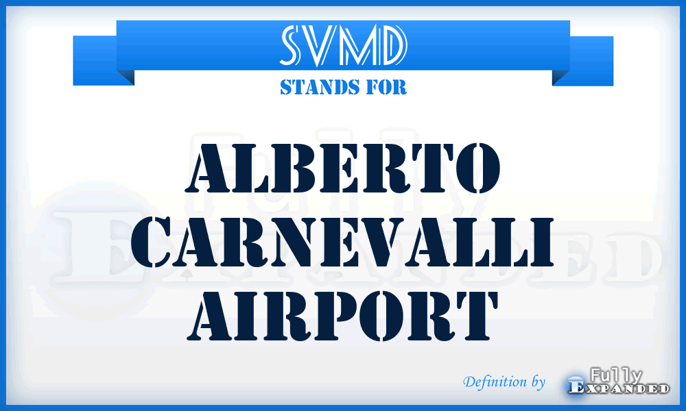 SVMD - Alberto Carnevalli airport