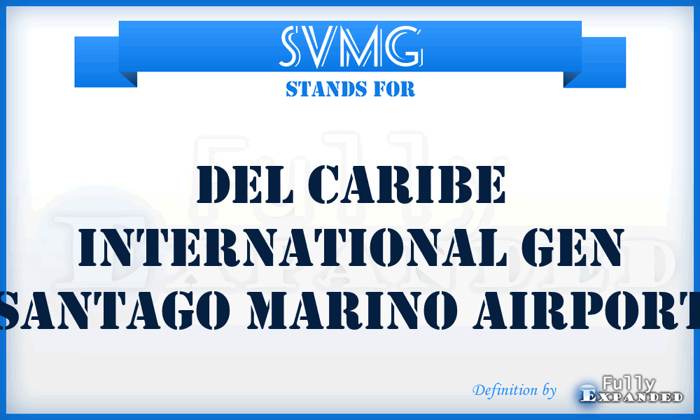 SVMG - Del Caribe International Gen Santago Marino airport