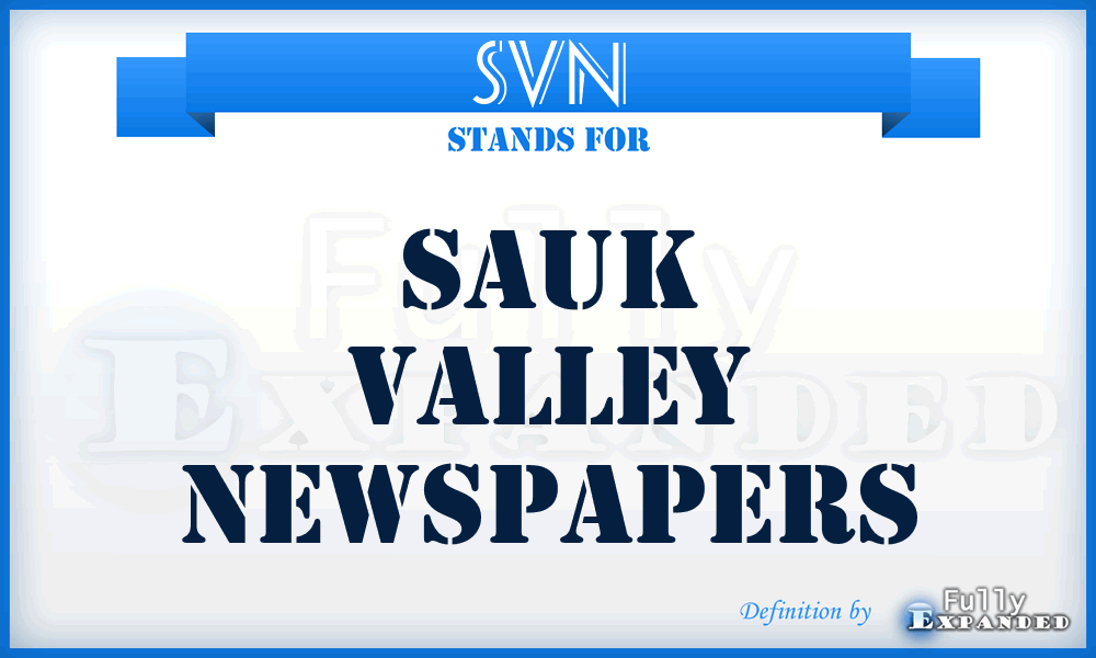 SVN - Sauk Valley Newspapers