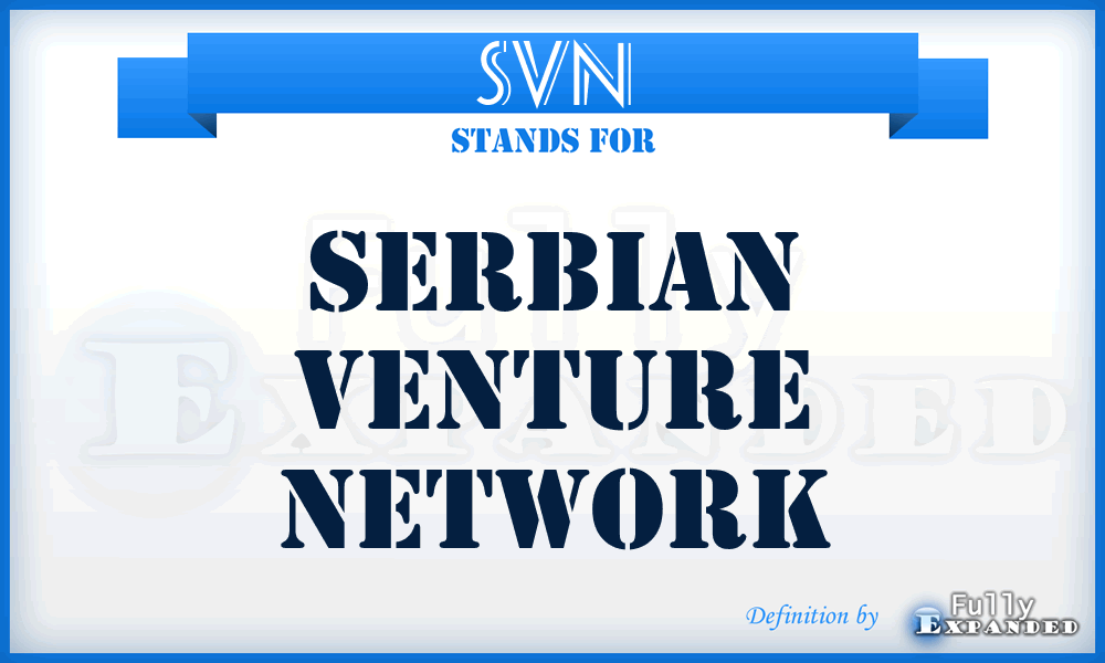 SVN - Serbian Venture Network