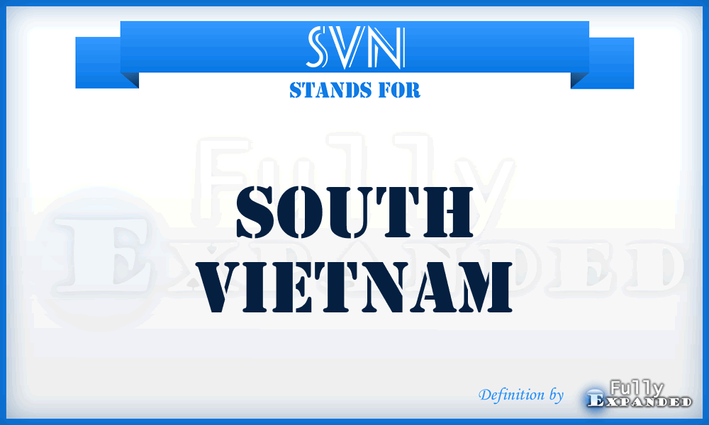 SVN - South VietNam