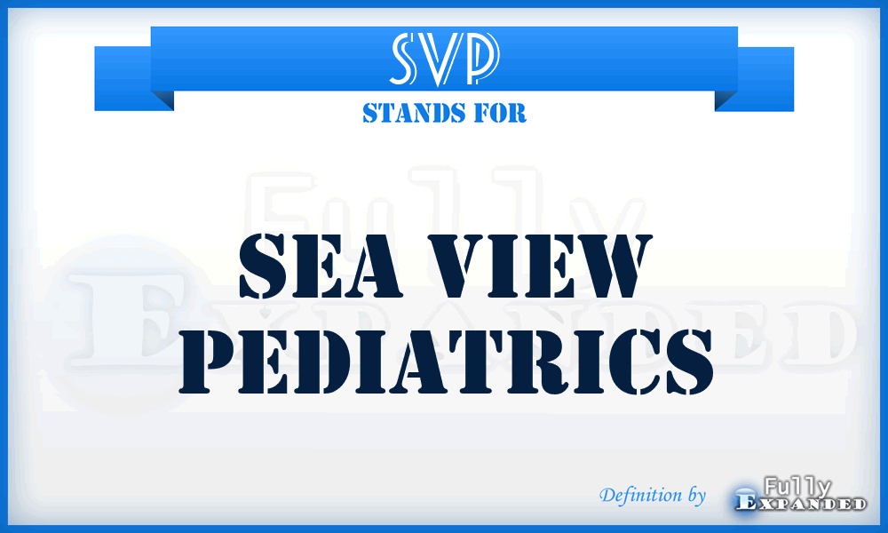 SVP - Sea View Pediatrics