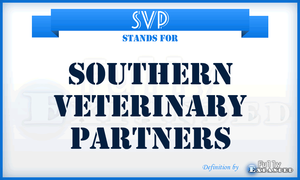 SVP - Southern Veterinary Partners