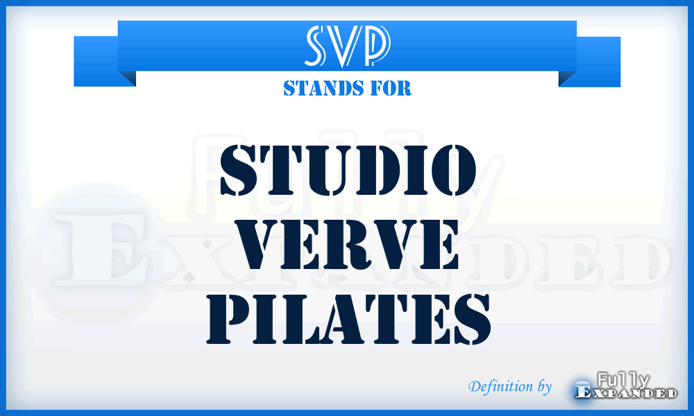 SVP - Studio Verve Pilates