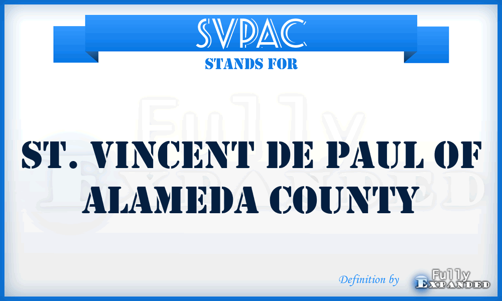 SVPAC - St. Vincent de Paul of Alameda County