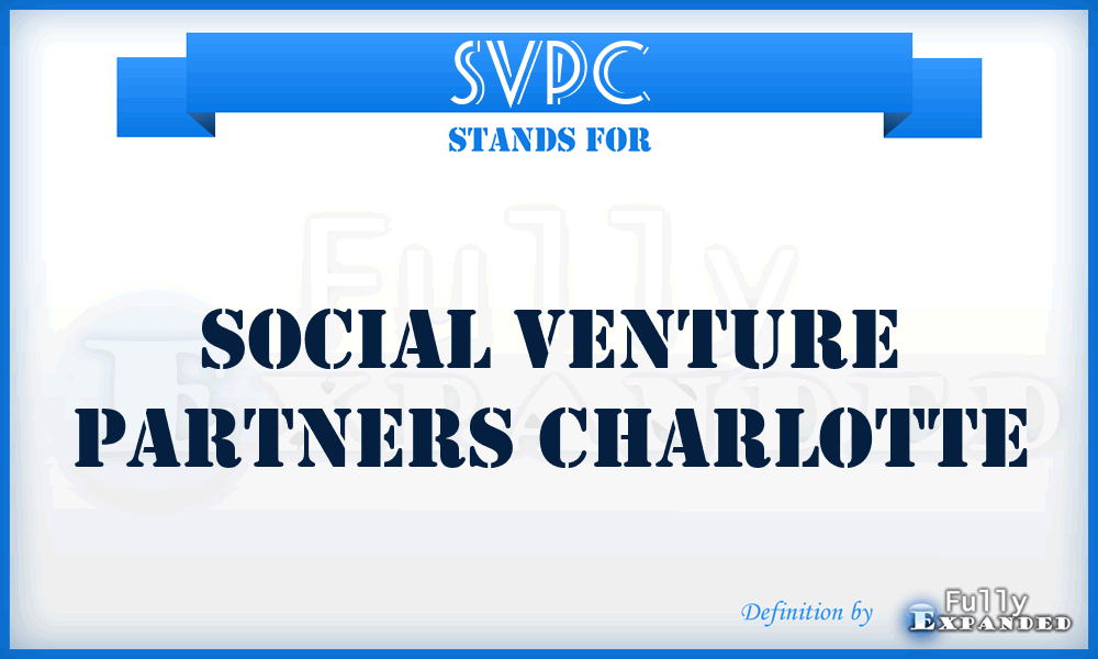 SVPC - Social Venture Partners Charlotte