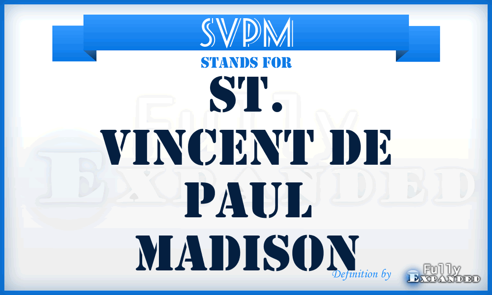 SVPM - St. Vincent de Paul Madison