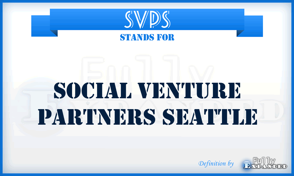 SVPS - Social Venture Partners Seattle