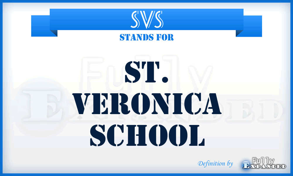 SVS - St. Veronica School