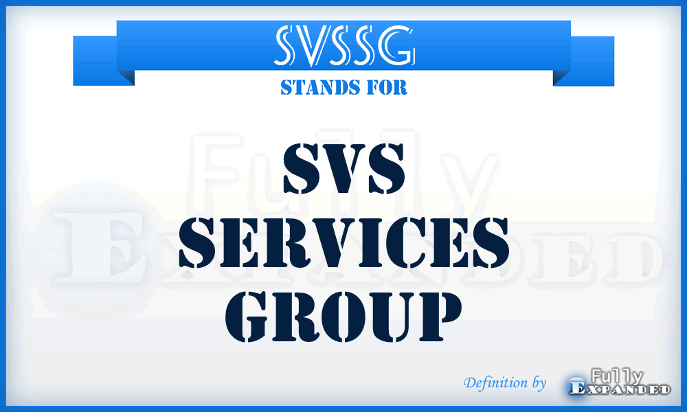 SVSSG - SVS Services Group