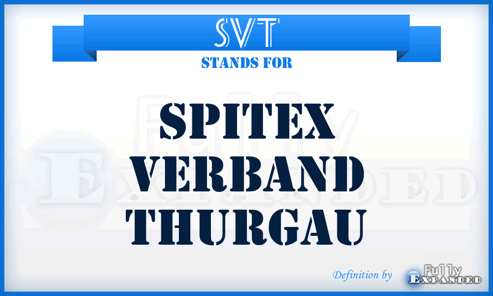 SVT - Spitex Verband Thurgau