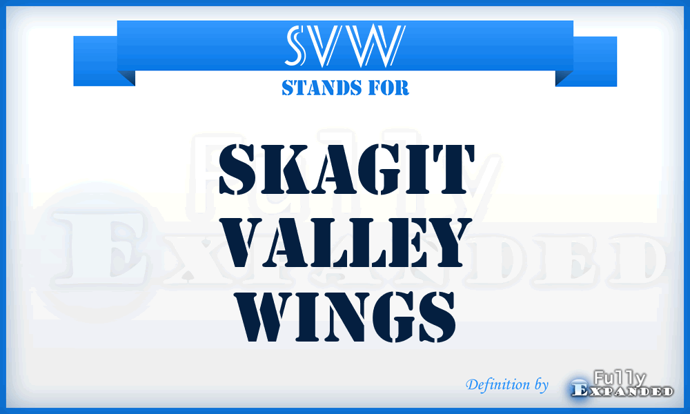 SVW - Skagit Valley Wings