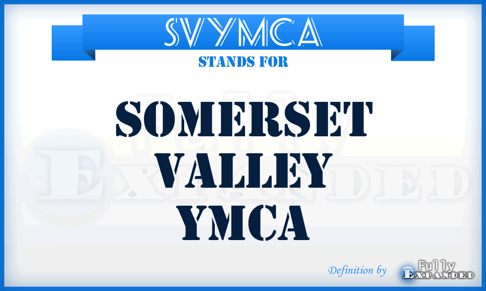 SVYMCA - Somerset Valley YMCA