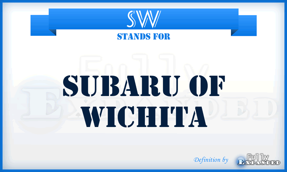 SW - Subaru of Wichita