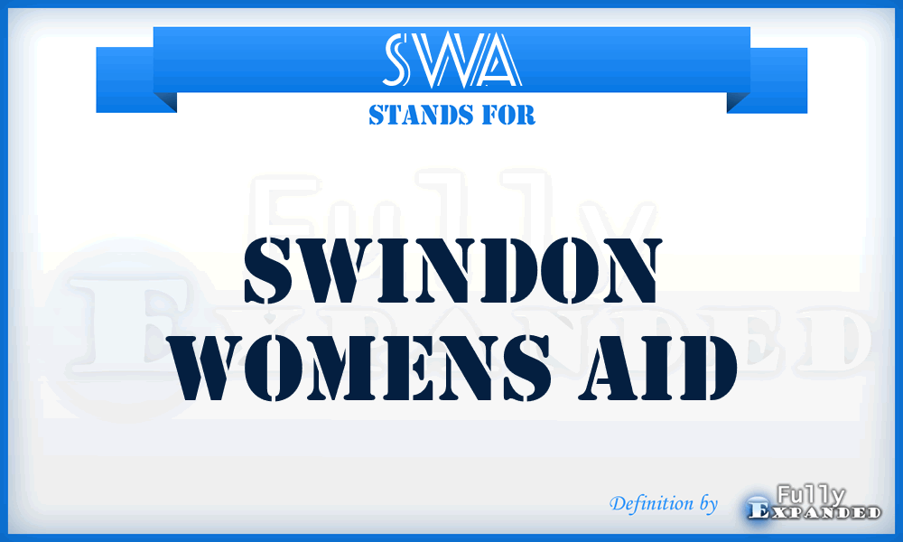 SWA - Swindon Womens Aid