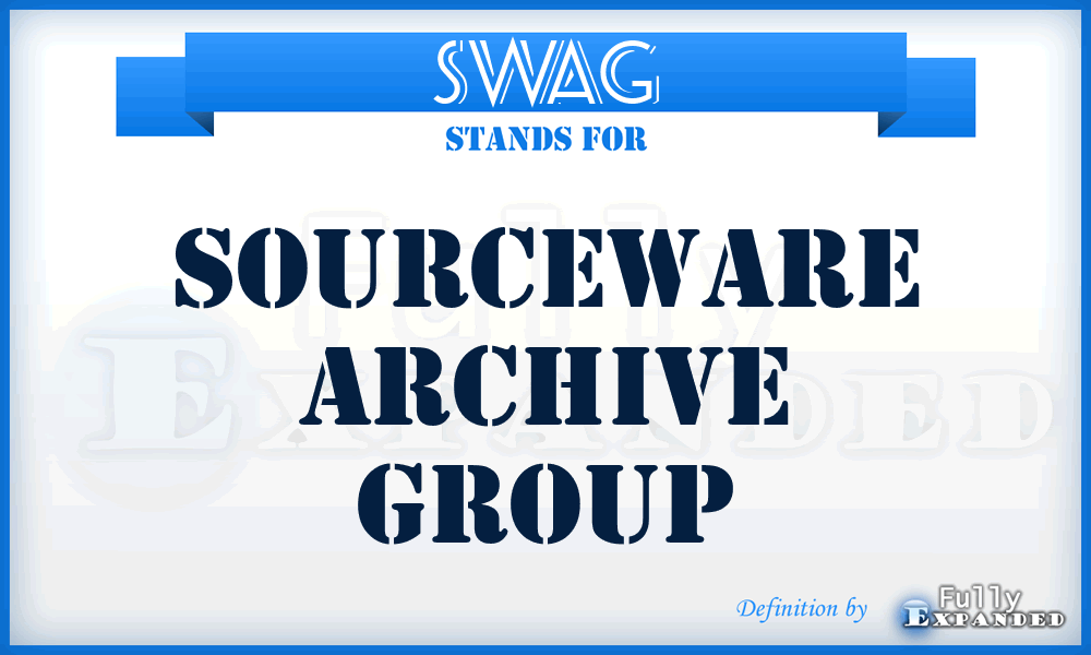 SWAG - SourceWare Archive Group