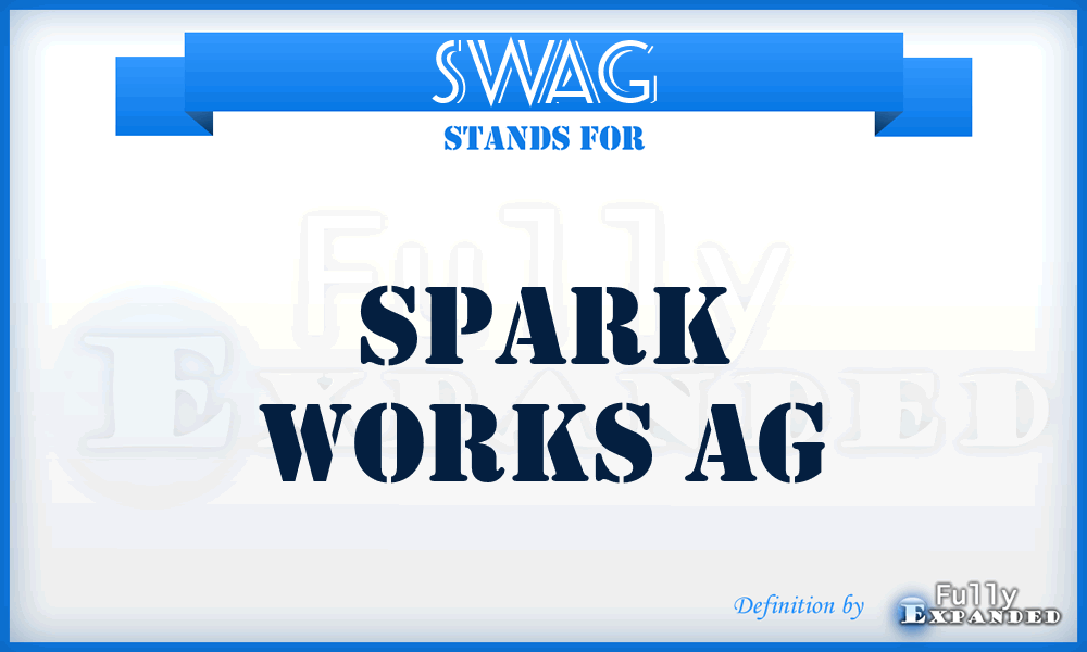 SWAG - Spark Works AG