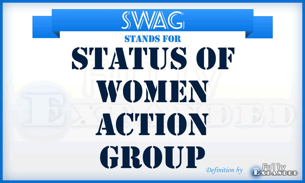 SWAG - Status Of Women Action Group