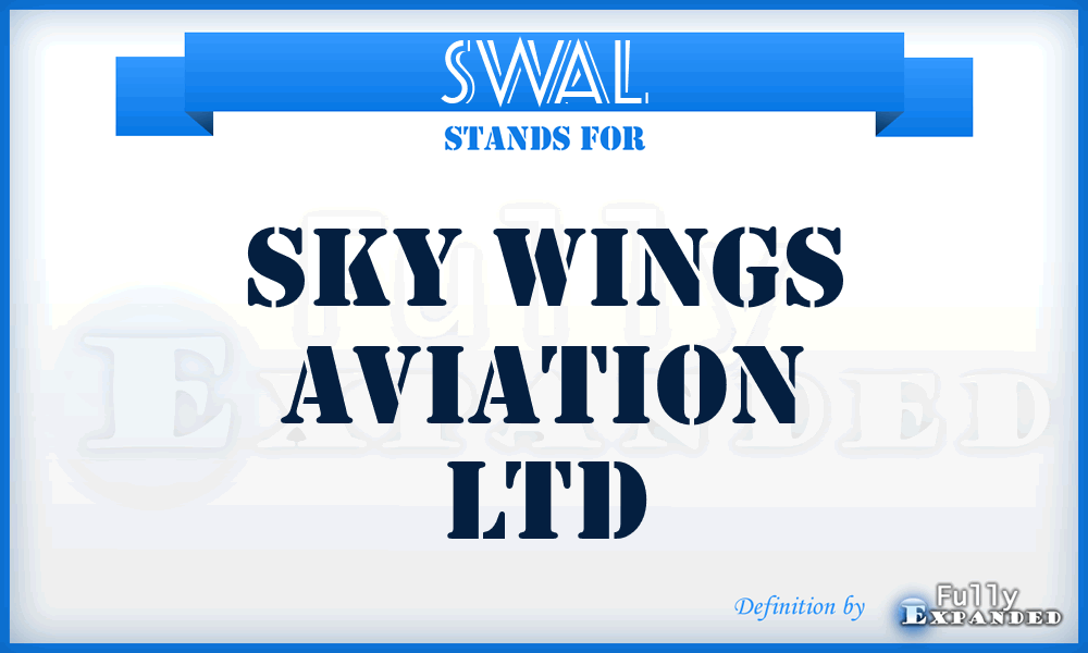 SWAL - Sky Wings Aviation Ltd