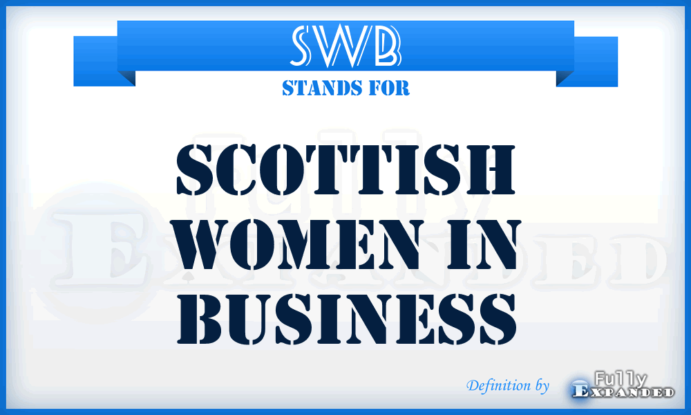 SWB - Scottish Women in Business