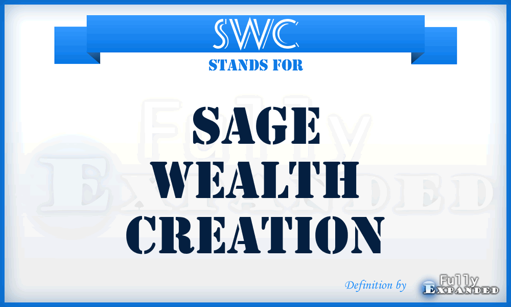 SWC - Sage Wealth Creation