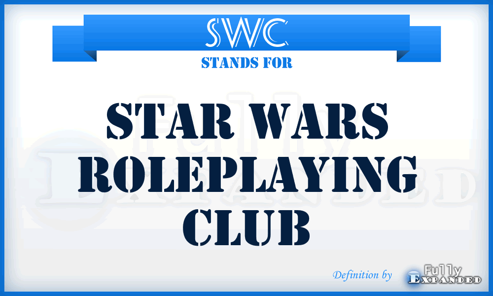 SWC - Star Wars Roleplaying Club