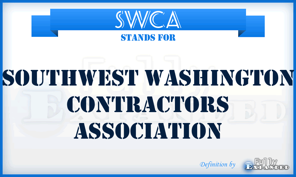 SWCA - Southwest Washington Contractors Association