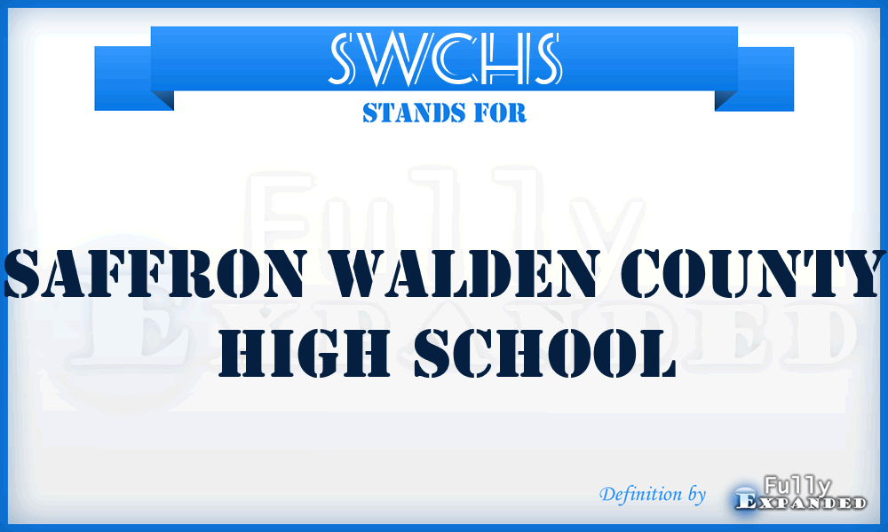 SWCHS - Saffron Walden County High School