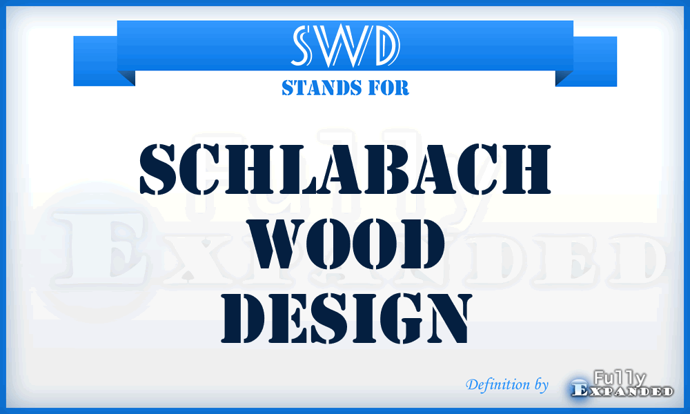 SWD - Schlabach Wood Design