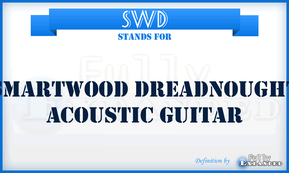 SWD - SmartWood Dreadnought Acoustic Guitar