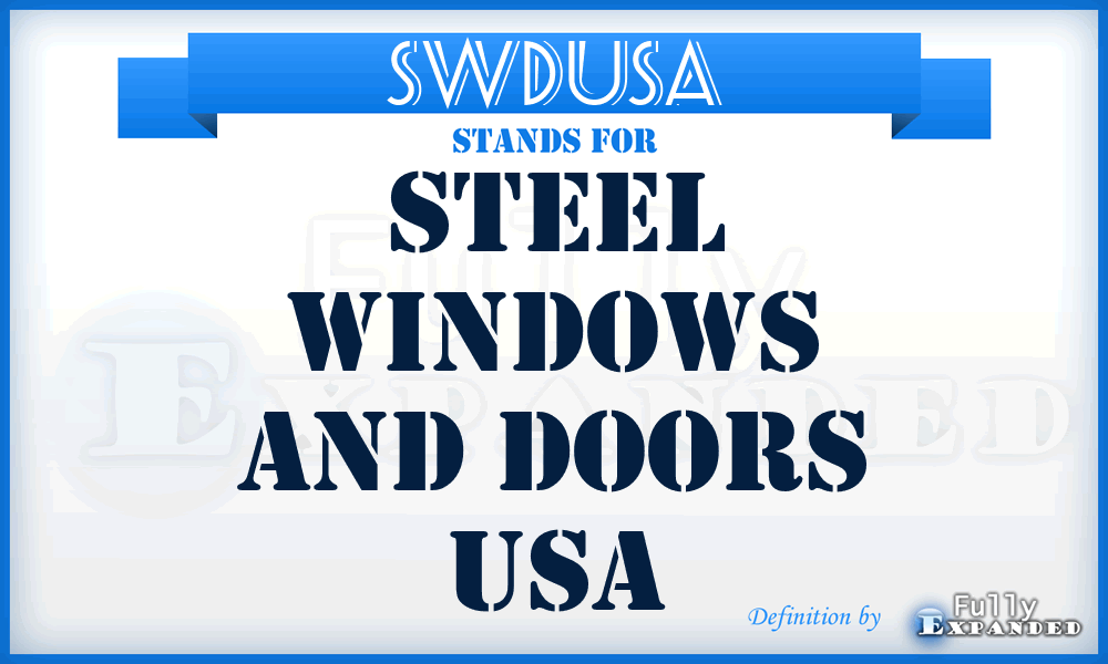 SWDUSA - Steel Windows and Doors USA