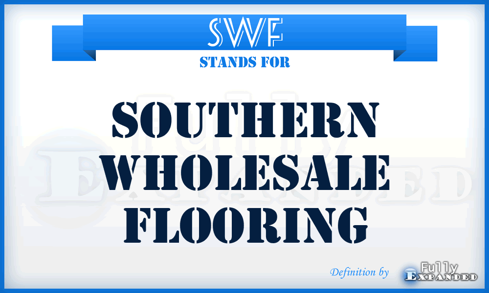 SWF - Southern Wholesale Flooring
