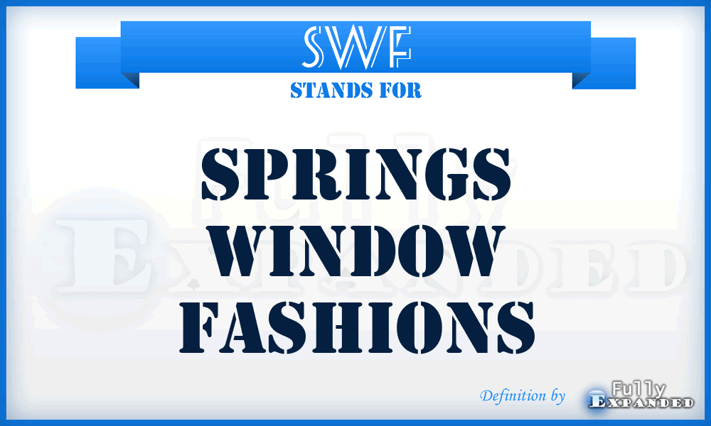 SWF - Springs Window Fashions