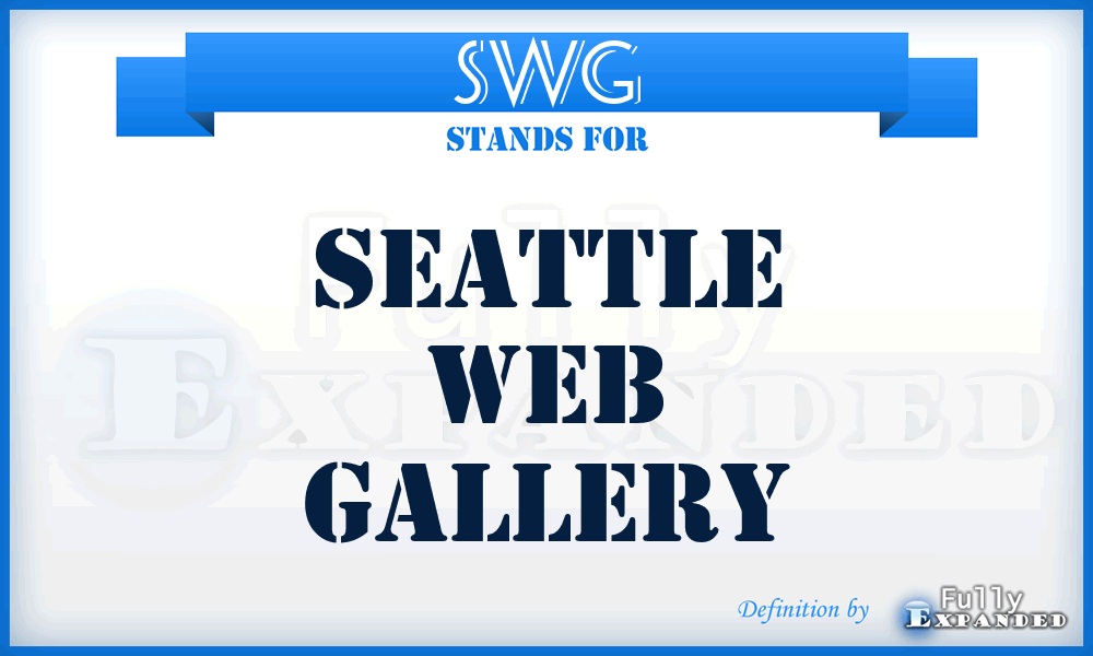 SWG - Seattle Web Gallery