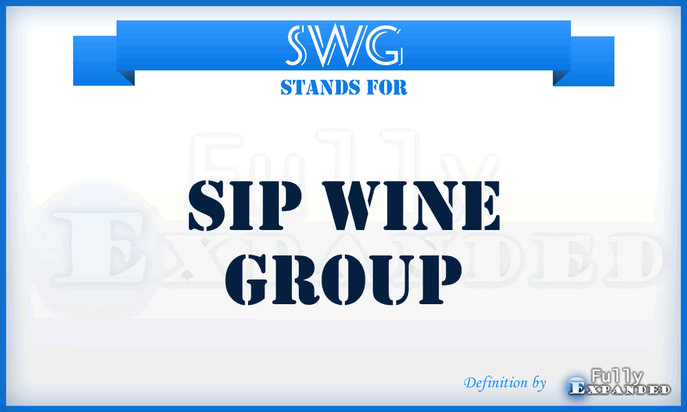 SWG - Sip Wine Group