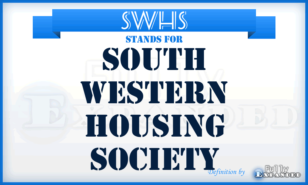 SWHS - South Western Housing Society