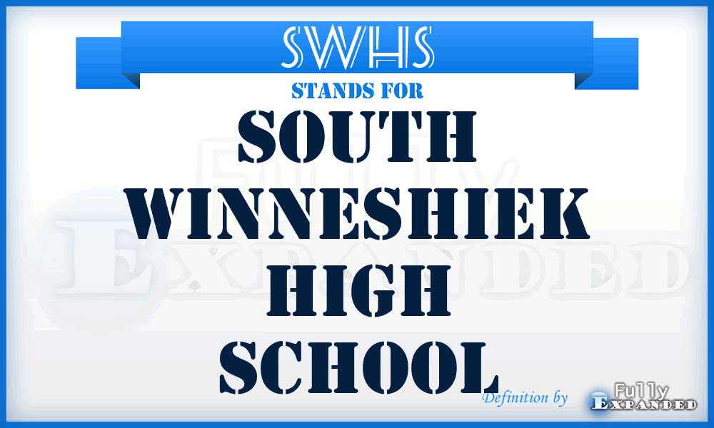 SWHS - South Winneshiek High School