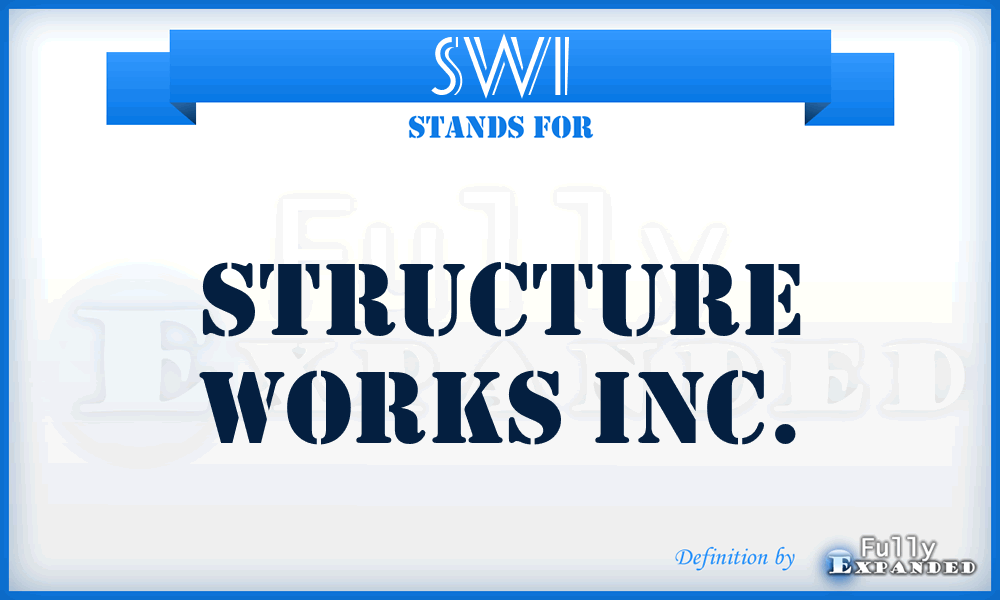 SWI - Structure Works Inc.