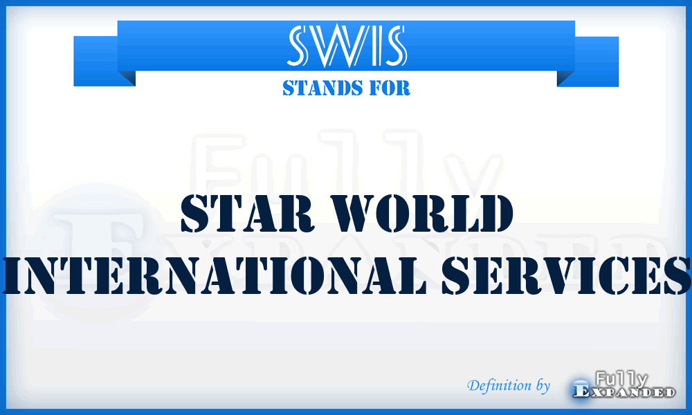 SWIS - Star World International Services