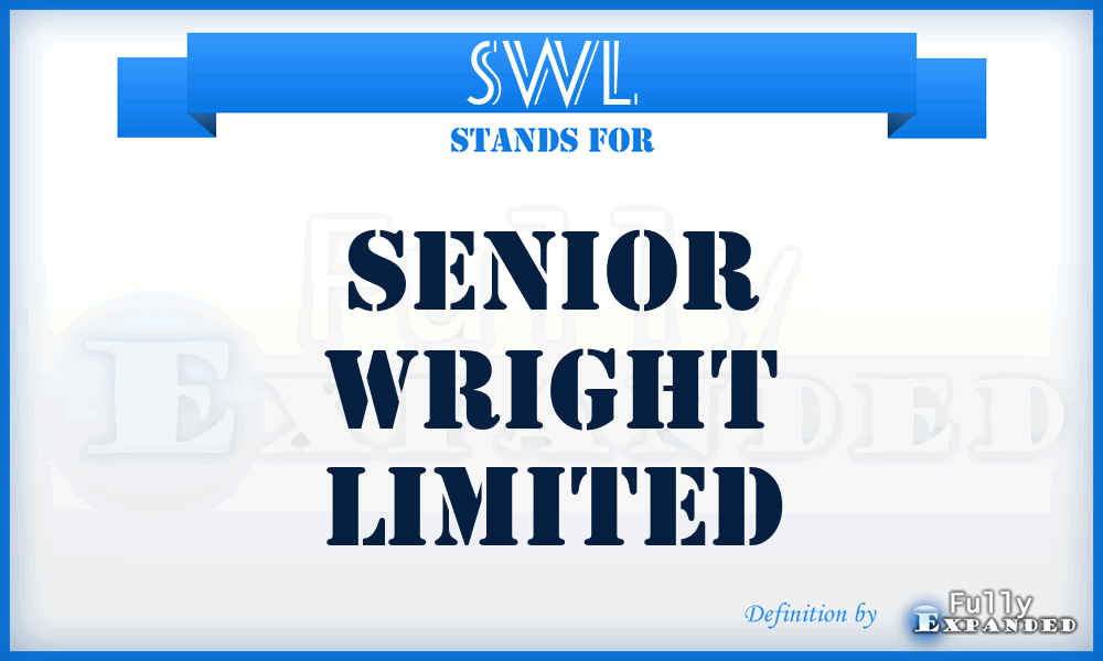 SWL - Senior Wright Limited