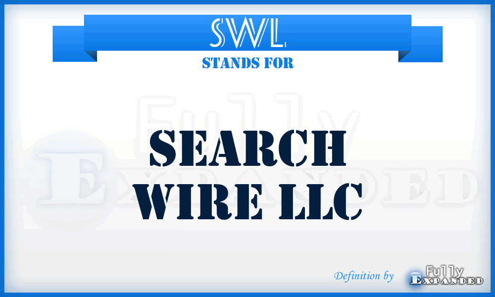 SWL - Search Wire LLC