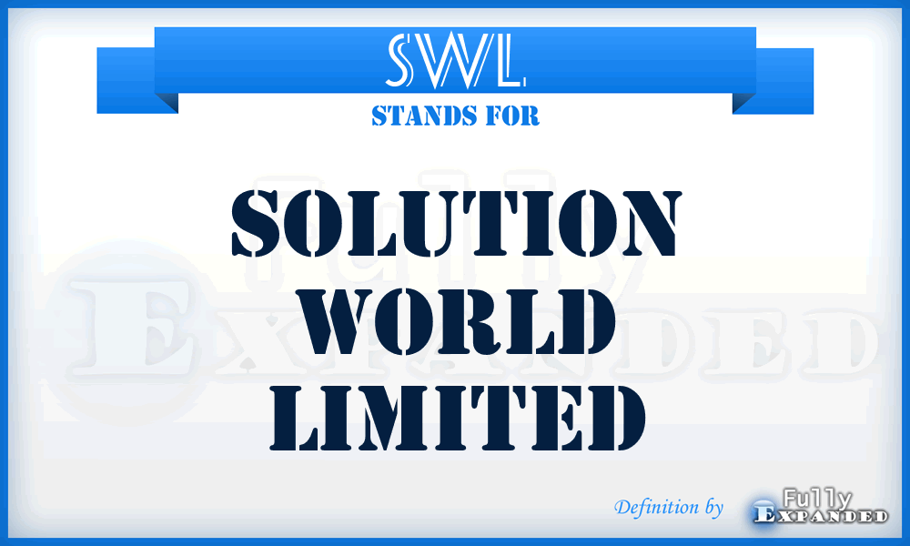 SWL - Solution World Limited