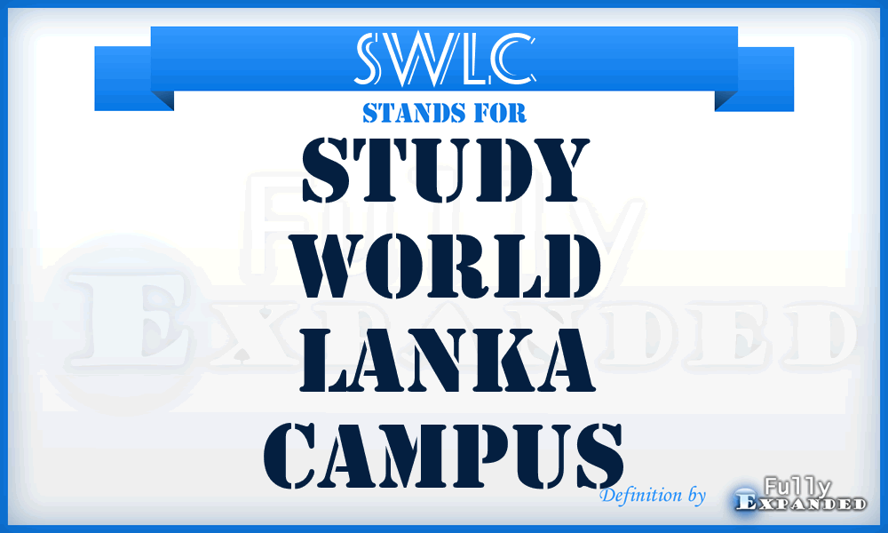 SWLC - Study World Lanka Campus