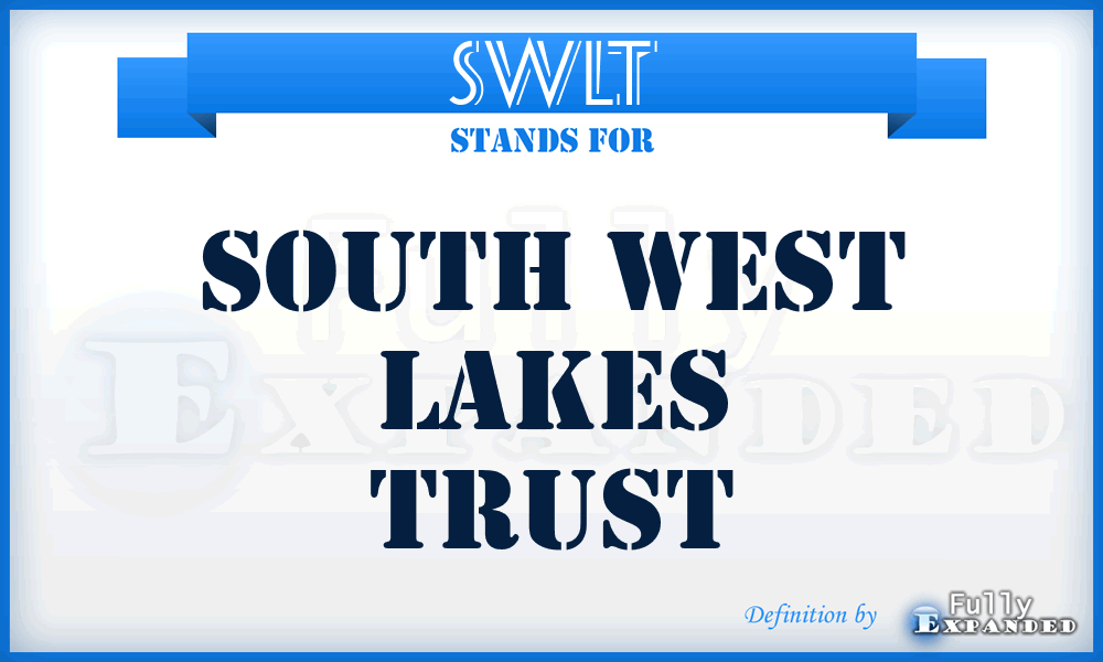 SWLT - South West Lakes Trust