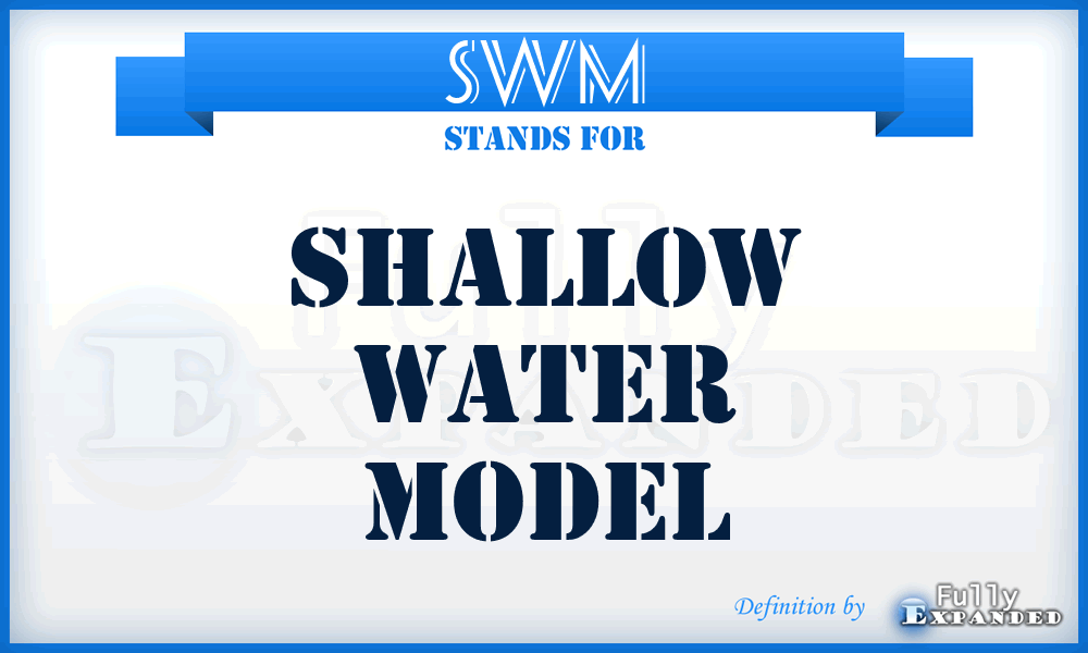 SWM - Shallow Water Model
