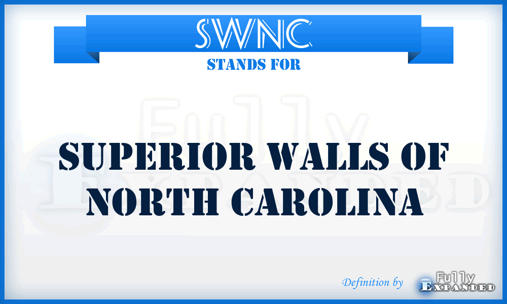 SWNC - Superior Walls of North Carolina