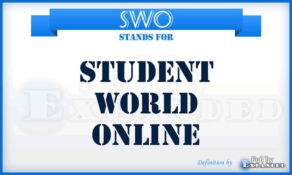 SWO - Student World Online