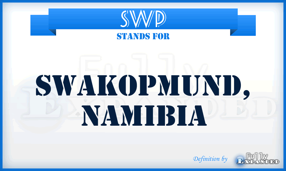 SWP - Swakopmund, Namibia