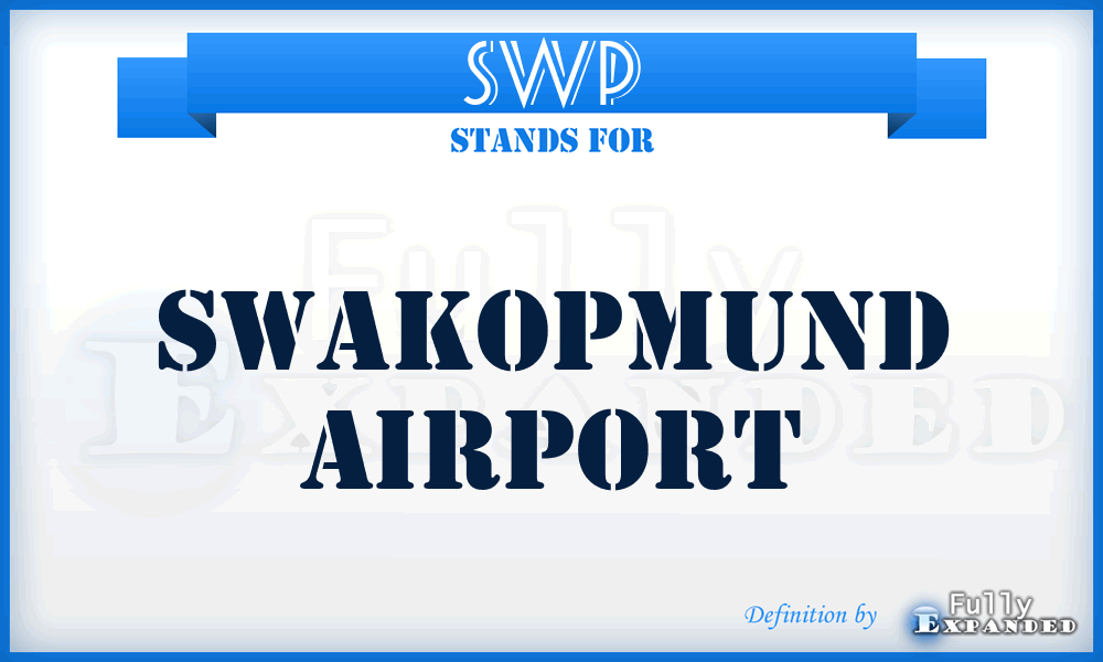 SWP - Swakopmund airport
